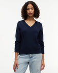 PULLOVER TOMMY HILFIGER DONNA CO JERSEY FINE GG V-NK LS SWT