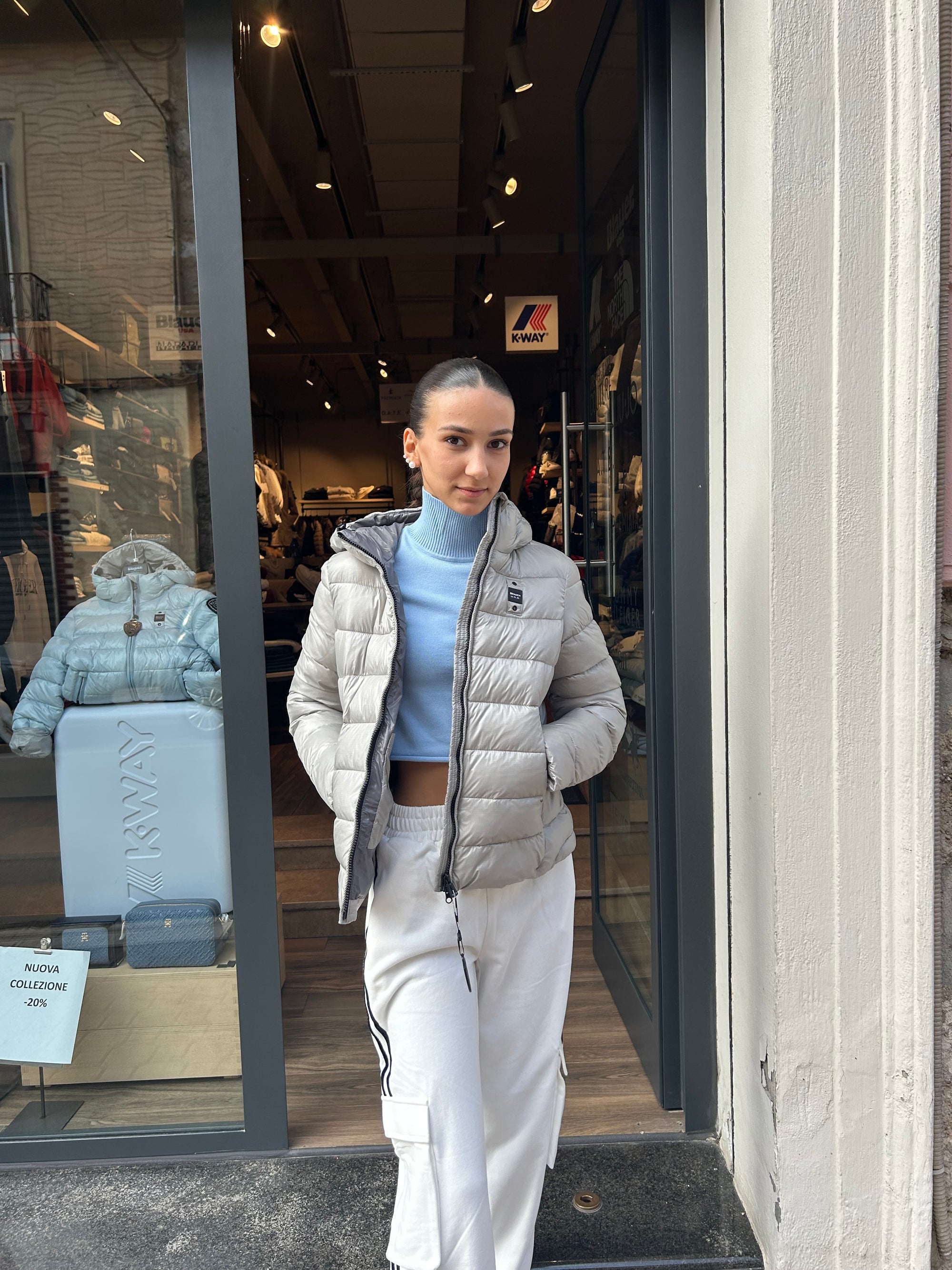 GIUBBINO BLAUER BAMBINA