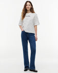 T-SHIRT TOMMY HILFIGER DONNA CLASSIC SCRIPT TRAPEZE TEE