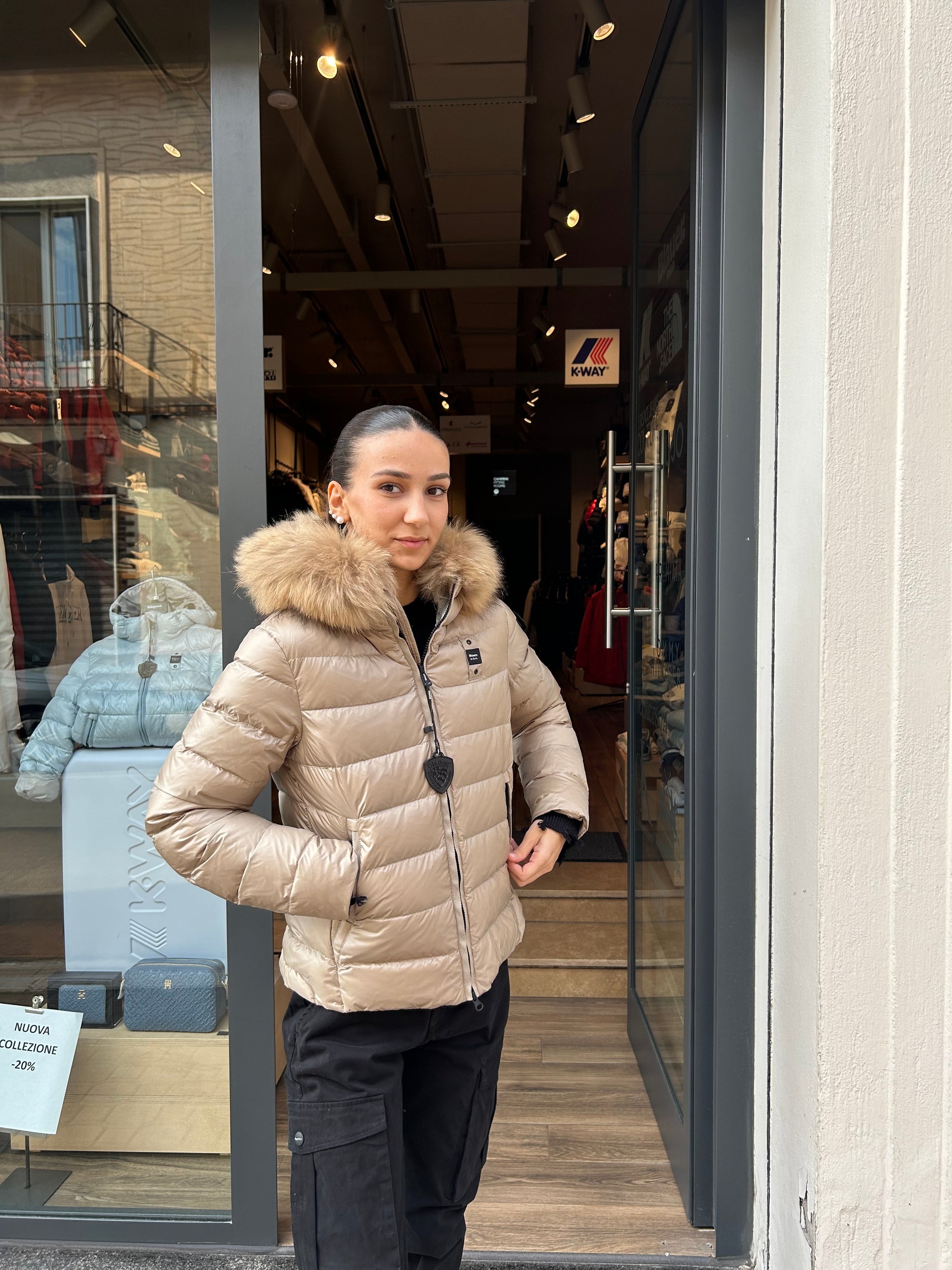 GIUBBINO BLAUER BAMBINA