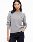 PULLOVER TOMMY HILFIGER DONNA C-NK SOFT WOOL JERSEY SLM SWT