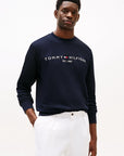FELPA TOMMY HILFIGER UOMO TOMMY LOGO SWEATSHIRT