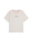 T-SHIRT TOMMY HILFIGER DONNA GOLD SCRIPT MDRN C-NK S/S