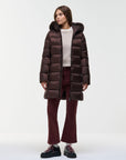 COLMAR WOMEN'S LONG FUR-TRIMMED JACKET