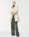 GIUBBINO LUNGO CON PELLICCIA COLMAR DONNA