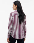 TOMMY HILFIGER WOMEN'S FLUID REGULAR STRIPED SHIRT