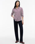 TOMMY HILFIGER WOMEN'S FLUID REGULAR STRIPED SHIRT