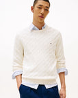 PULLOVER TOMMY HILFIGER HERREN CLASSIC COTTON CABLE CREW NECK