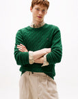 PULLOVER TOMMY HILFIGER HERREN CLASSIC COTTON CABLE CREW NECK