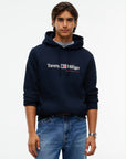 FELPA TOMMY HILFIGER UOMO RWB GRAPHIC REG FLEECE HOODIE
