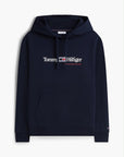 FELPA TOMMY HILFIGER UOMO RWB GRAPHIC REG FLEECE HOODIE