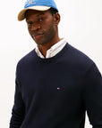 PULLOVER TOMMY HILFIGER UOMO ESSENTIAL STRUCTURE CREW NECK