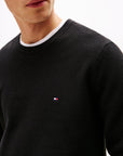PULLOVER TOMMY HILFIGER UOMO ESSENTIAL STRUCTURE CREW NECK