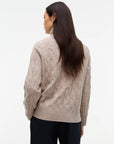 PULLOVER TOMMY HILFIGER DONNA SOFT WOOL CABLE ROLL-NK LS SWT