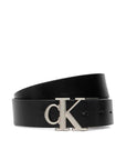 CINTURA REVERSIBILE CALVIN KLEIN UOMO CK BUCKLE TUMBLED 35MM ADJ-REV