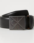 CINTURA CALVIN KLEIN UOMO EMBLEM PLAQUE SAFFIANO 35MM