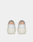 DATE FEMME STEP CALF BLANC-ROSE