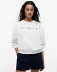 FELPA TOMMY HILFIGER DONNA EXT CORP LOGO MDRN SWTSRT