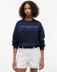 FELPA TOMMY HILFIGER DONNA EXT CORP LOGO MDRN SWTSRT