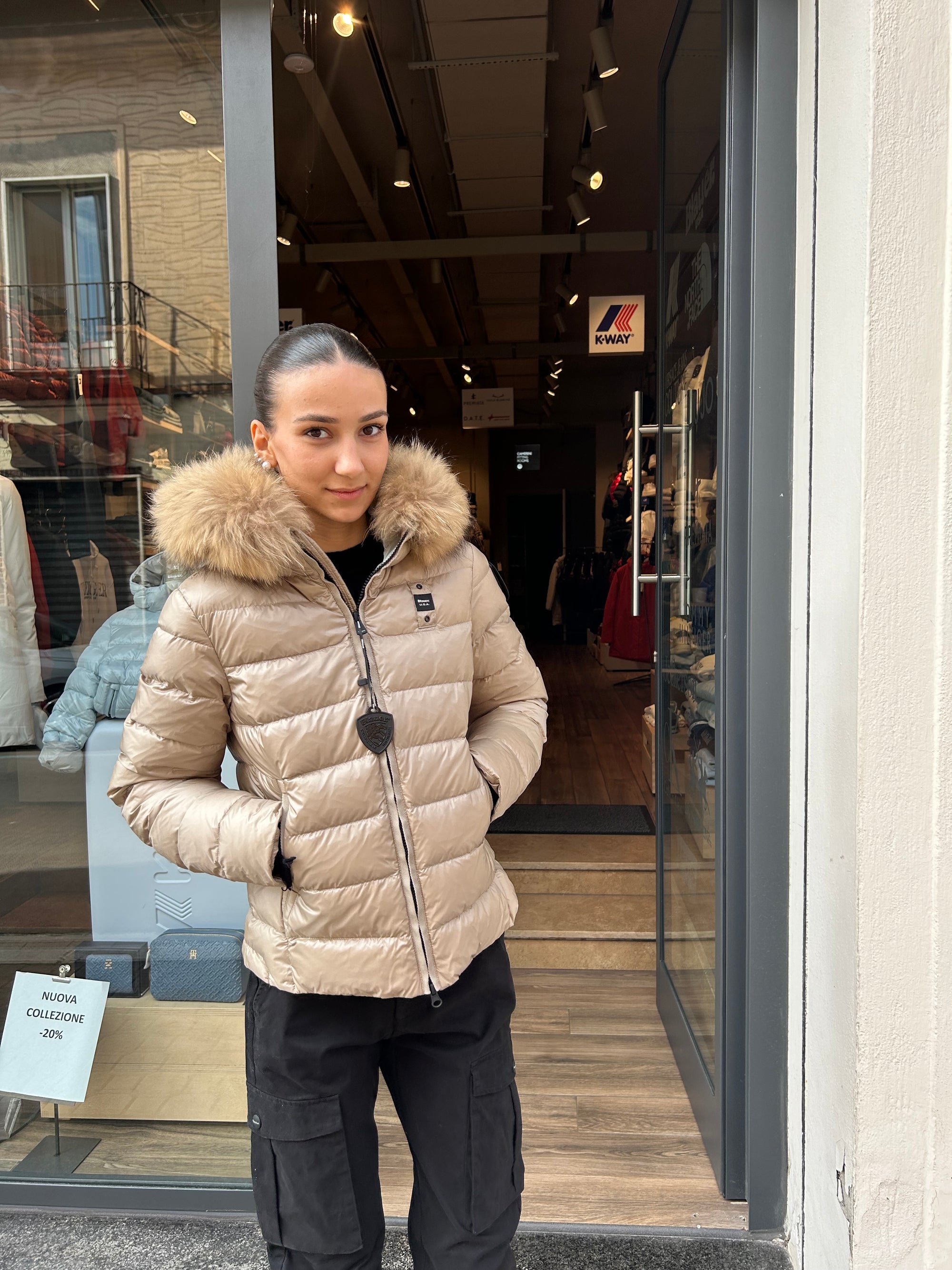 GIUBBINO BLAUER BAMBINA