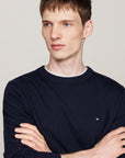 TOMMY HILFIGER HERREN PULLOVER PIMA ORG CTN CASHMERE CREW NECK