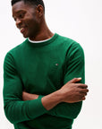TOMMY HILFIGER HERREN PULLOVER PIMA ORG CTN CASHMERE CREW NECK