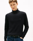 PULLOVER ROLLKRAGEN TOMMY HILFIGER HERREN PIMA ORG CTN CASHMERE ROLL NECK
