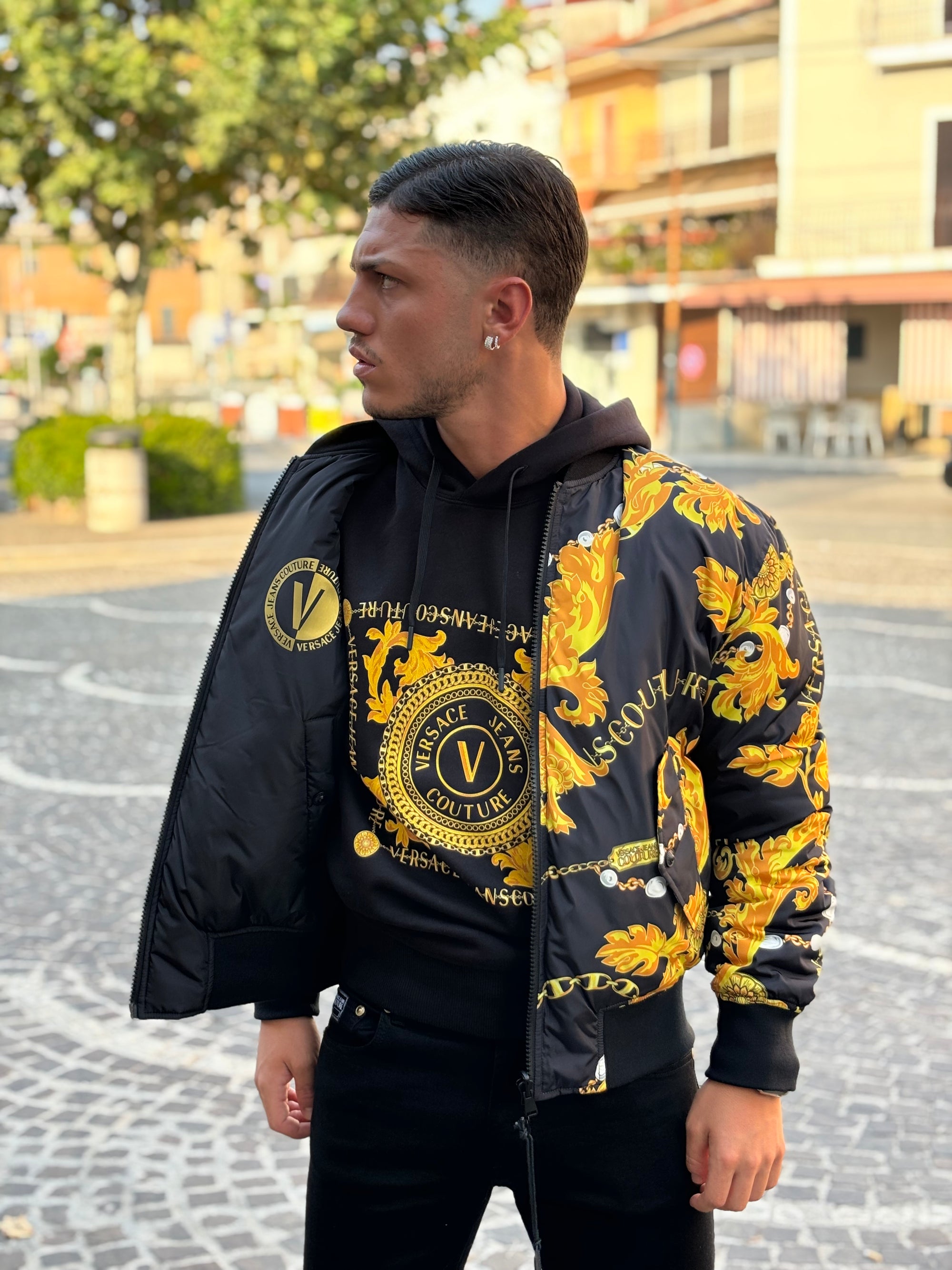 GIUBBINO REVERSIBILE VERSACE JEANS UOMO