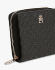 PORTAFOGLIO TOMMY HILFIGER DONNA TH ICON MED ZA W-FLAP MONO
