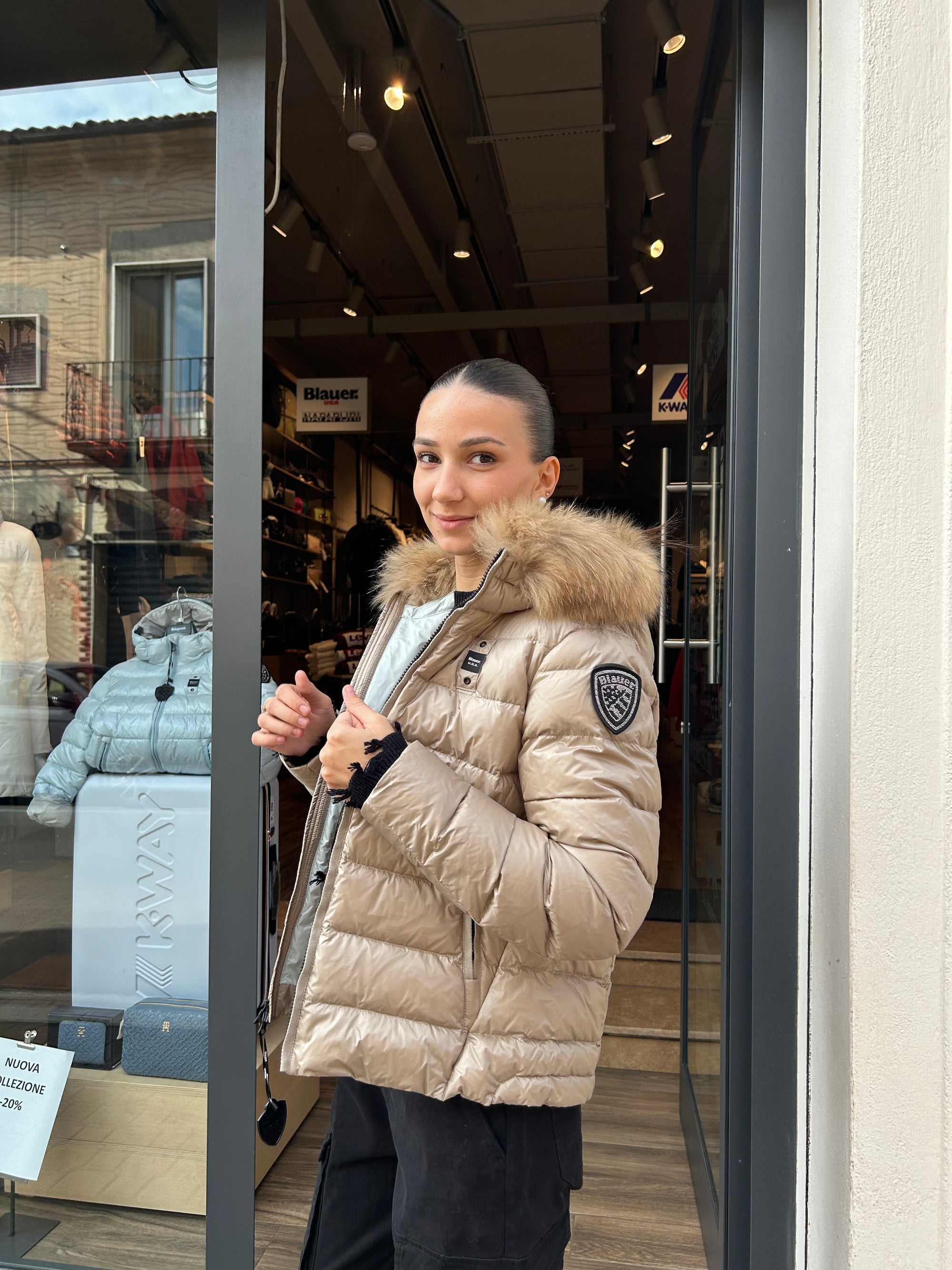 GIUBBINO BLAUER BAMBINA