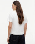 T-SHIRT TOMMY HILFIGER DONNA INTERLOCK BOXY C-NK SS TEE
