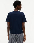T-SHIRT TOMMY HILFIGER DONNA INTERLOCK BOXY C-NK SS TEE