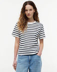 T-SHIRT TOMMY HILFIGER DONNA INTERLOCK BOXY C-NK SS TEE