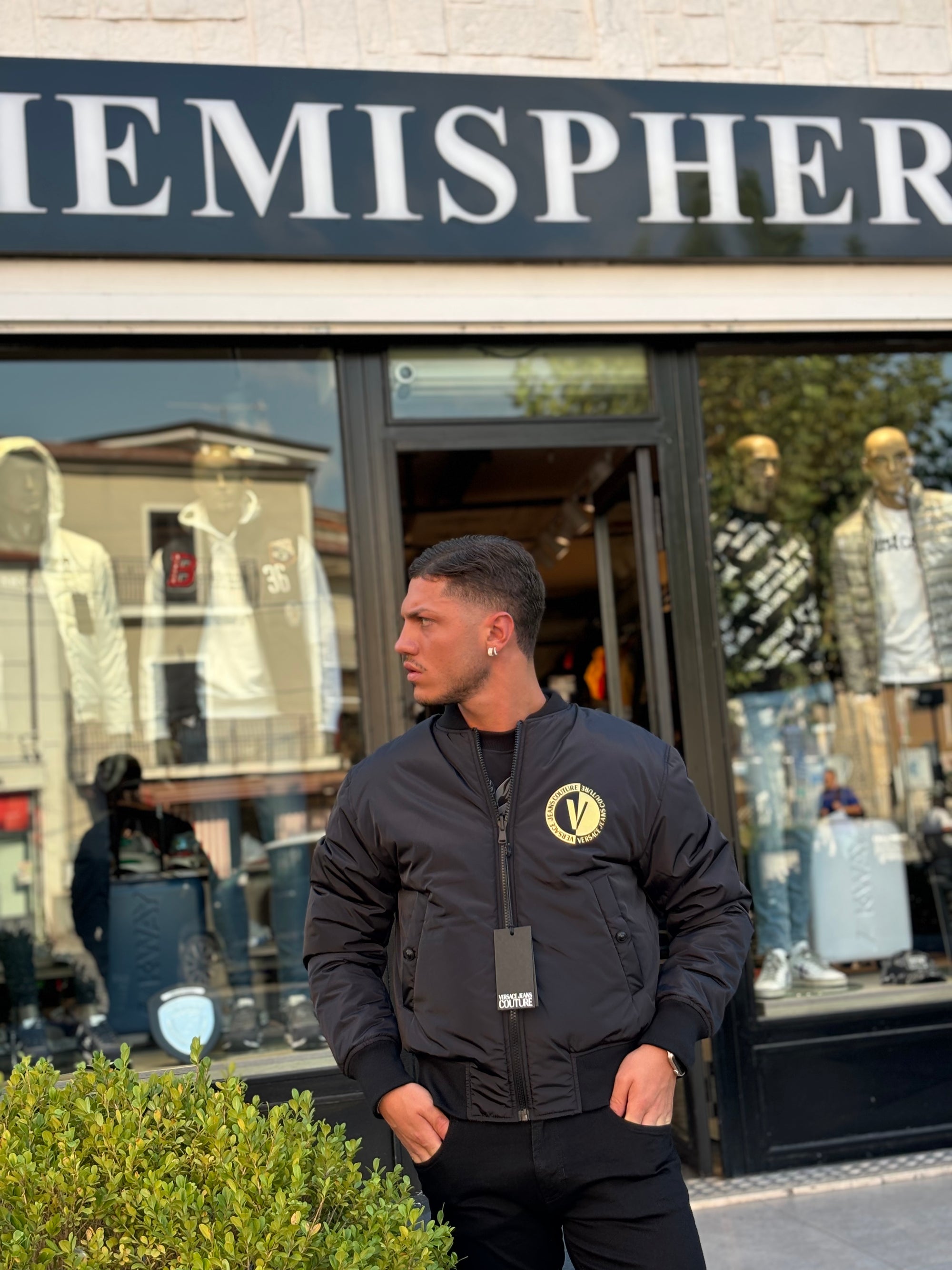 GIUBBINO REVERSIBILE VERSACE JEANS UOMO