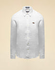 CAMICIA AERONAUTICA MILITARE UOMO MANICA LUNGA IN PURO LINO CA1321
