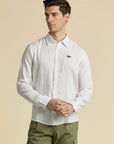 CAMICIA AERONAUTICA MILITARE UOMO MANICA LUNGA IN PURO LINO CA1321
