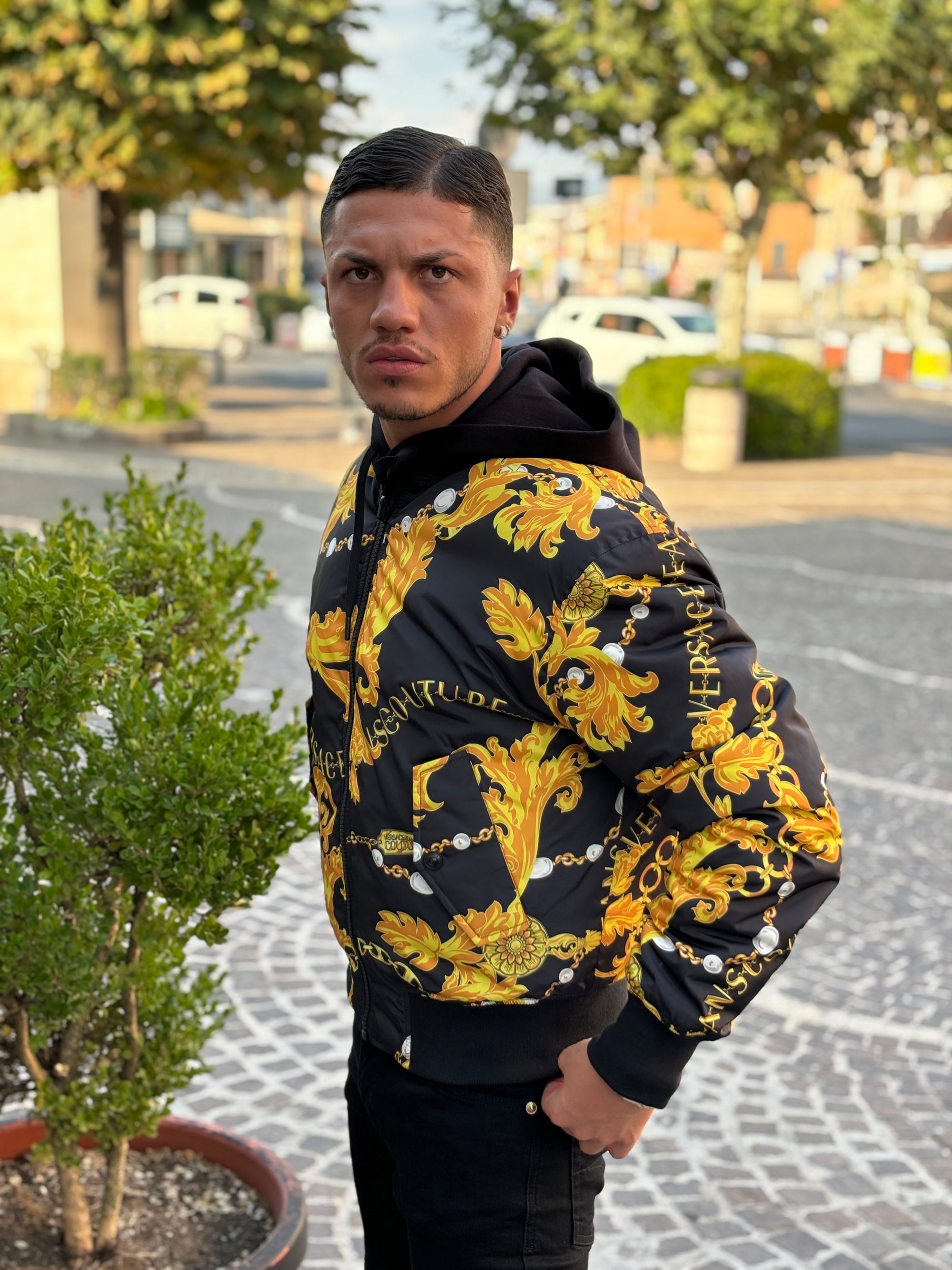 GIUBBINO REVERSIBILE VERSACE JEANS UOMO