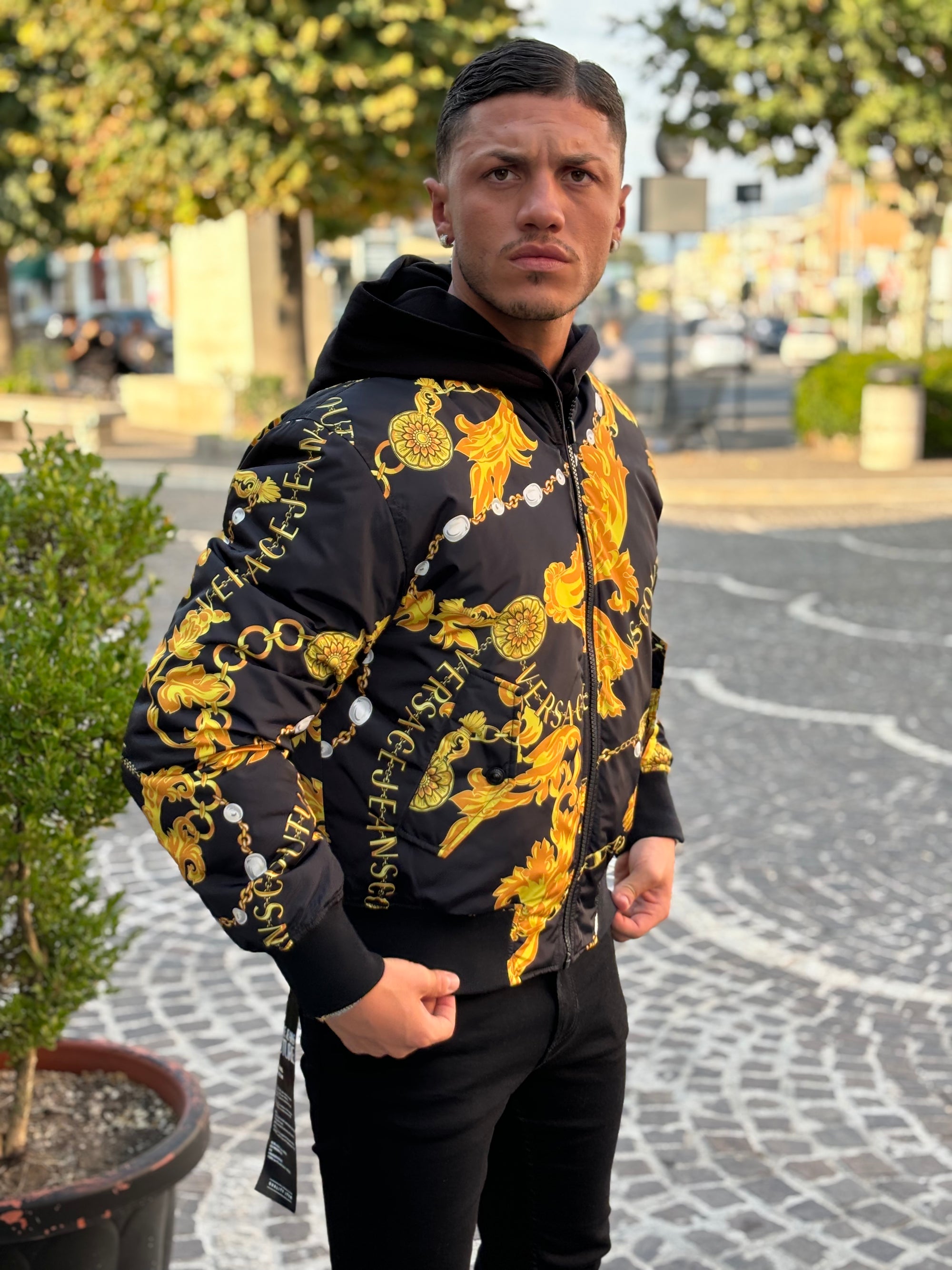 GIUBBINO REVERSIBILE VERSACE JEANS UOMO