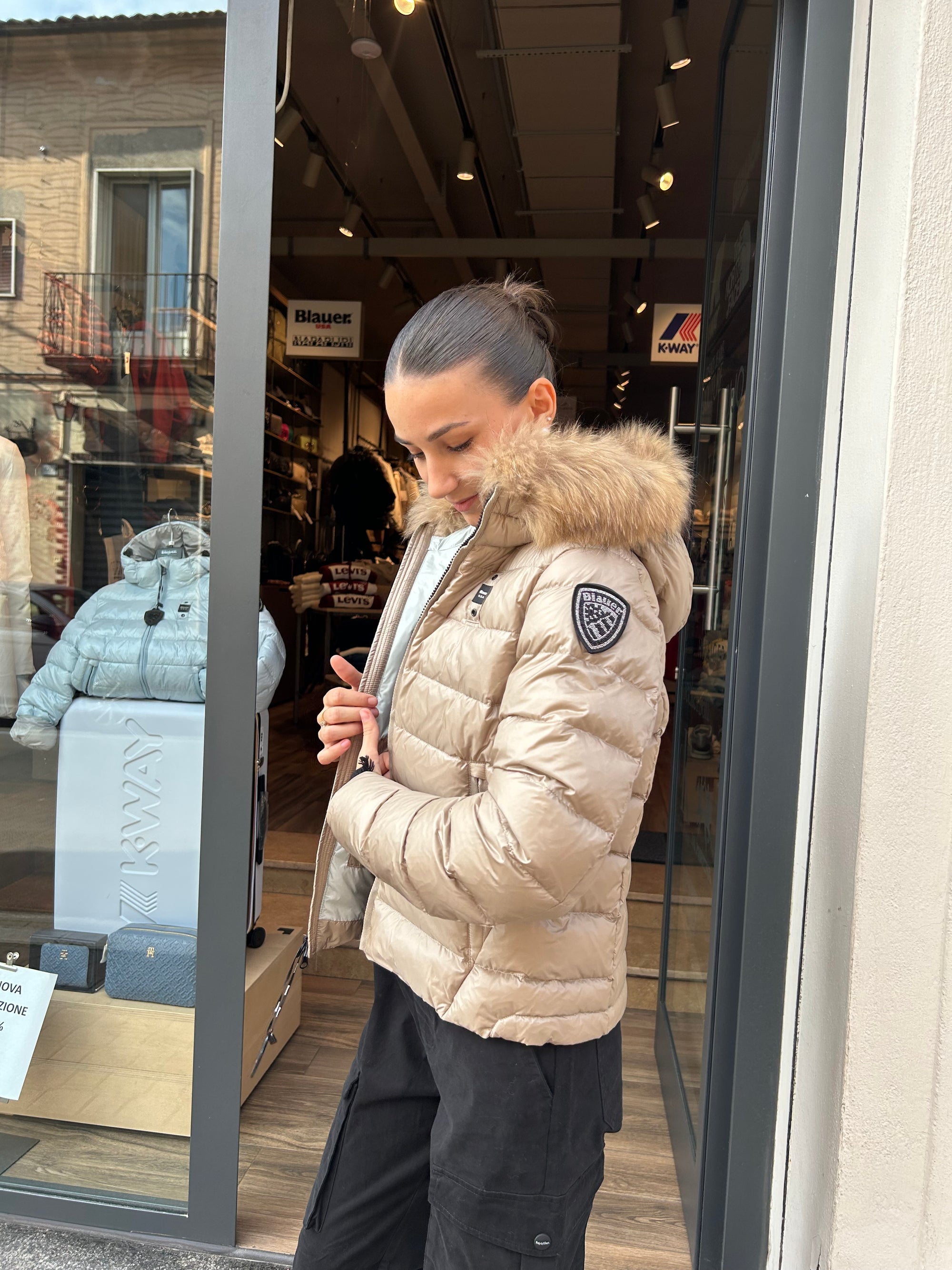 GIUBBINO BLAUER BAMBINA