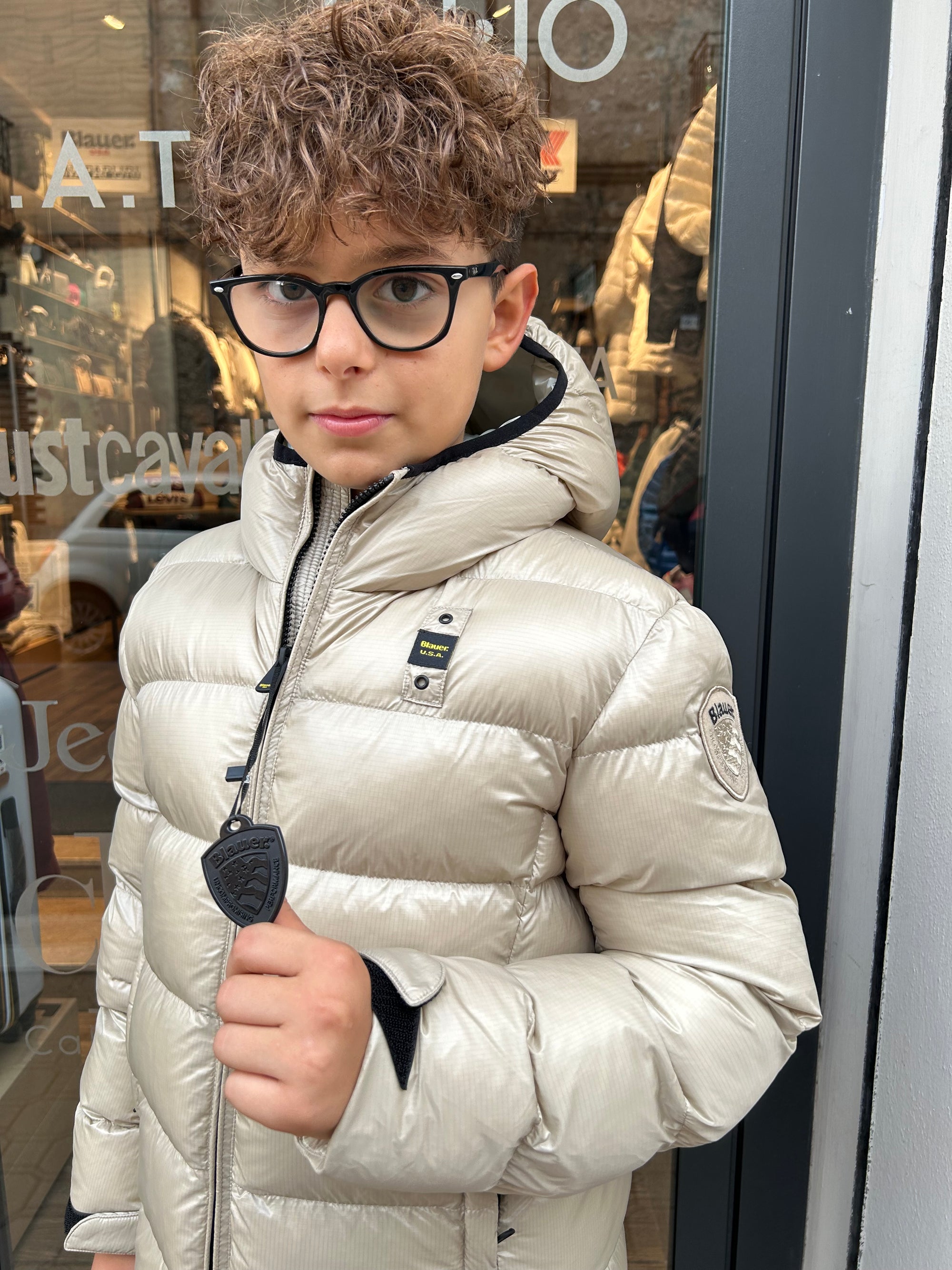 BLAUER KINDERJACKE