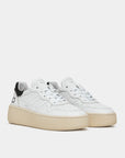D.A.T.E. DONNA STEP CALF WHITE-BLACK