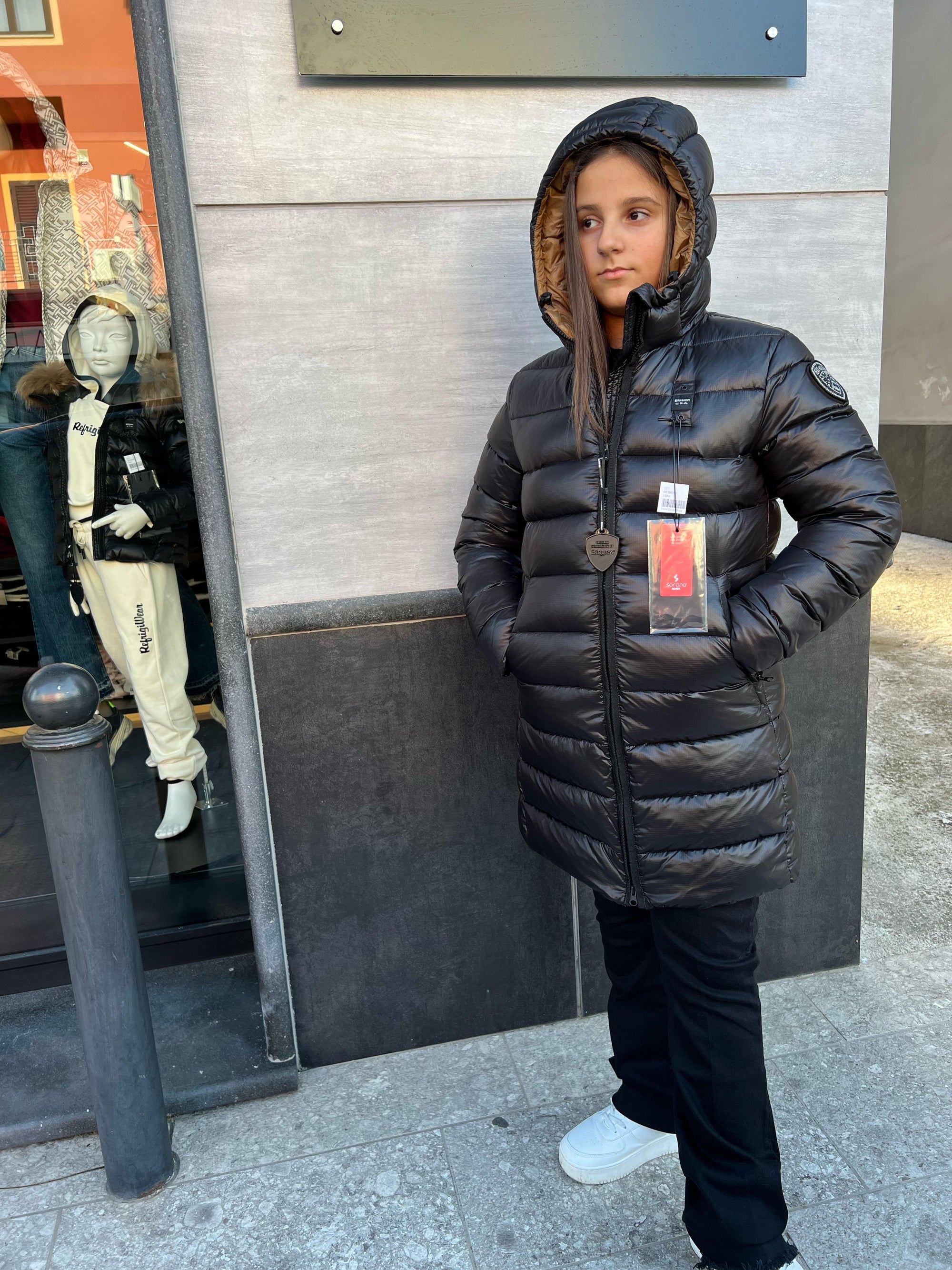 GIUBBINO BLAUER BAMBINA