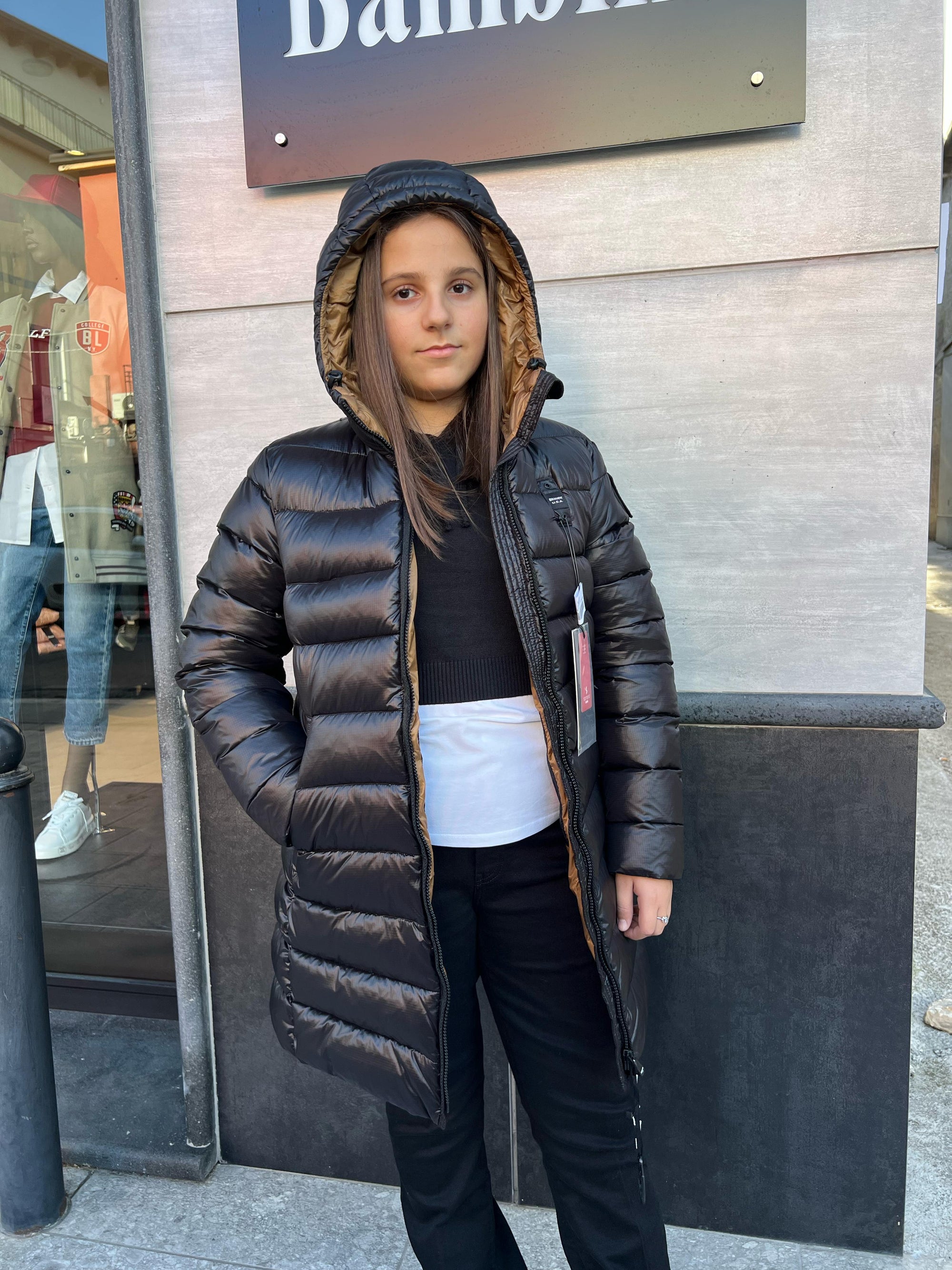 GIUBBINO BLAUER BAMBINA