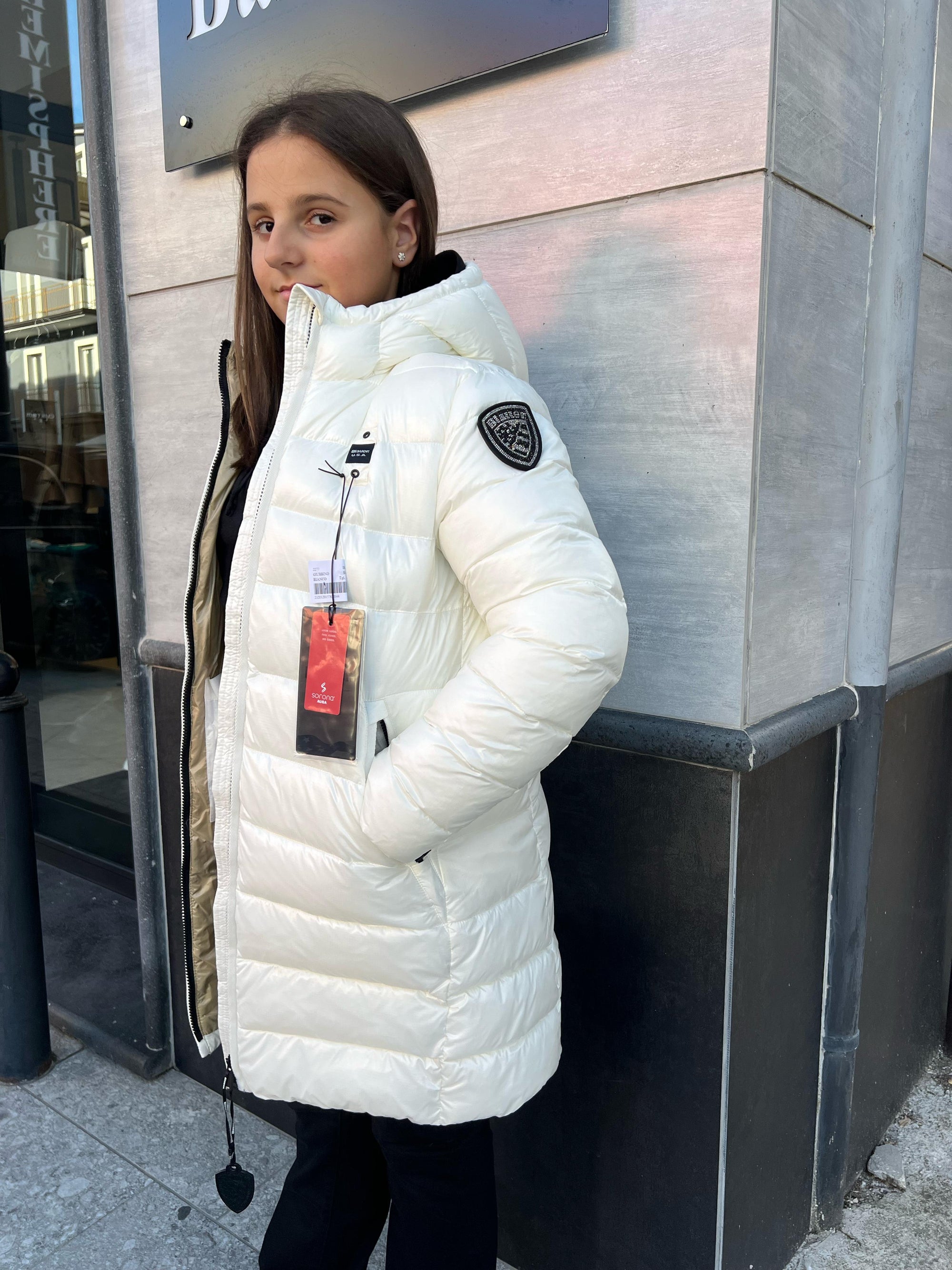GIUBBINO BLAUER BAMBINA