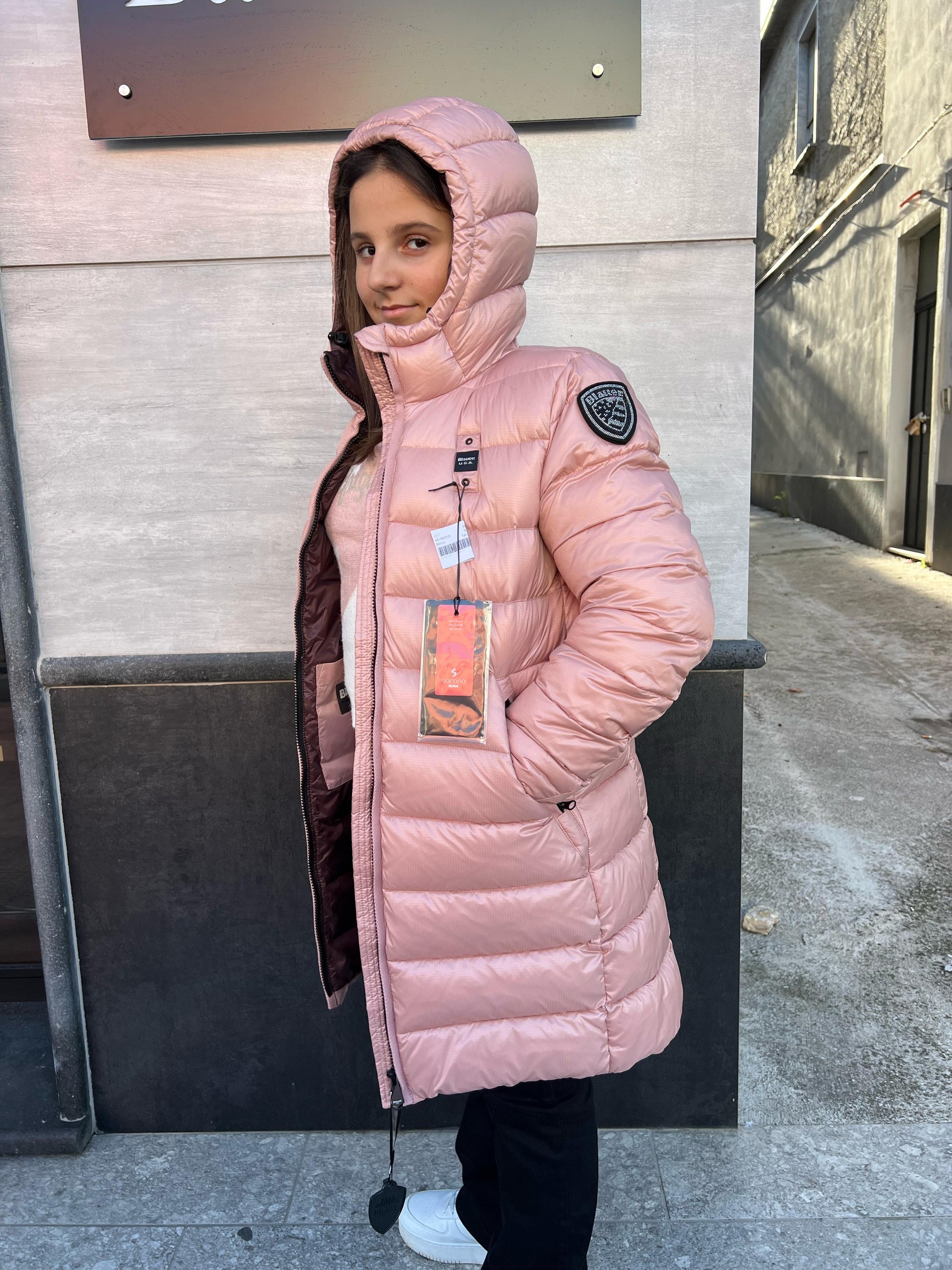 GIUBBINO BLAUER BAMBINA