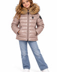 BLAUER JUNIOR GIRLS' IVORY JACKET