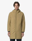 K-WAY MEN'S JACOB ST WARM DOUBLE REVERSIBLE LONG JACKET