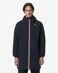 K-WAY MEN'S JACOB ST WARM DOUBLE REVERSIBLE LONG JACKET