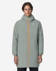 K-WAY MEN'S JACOB ST WARM DOUBLE REVERSIBLE LONG JACKET