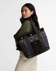 BORSA BARBOUR DONNA TOTE HEALY IN TARTAN
